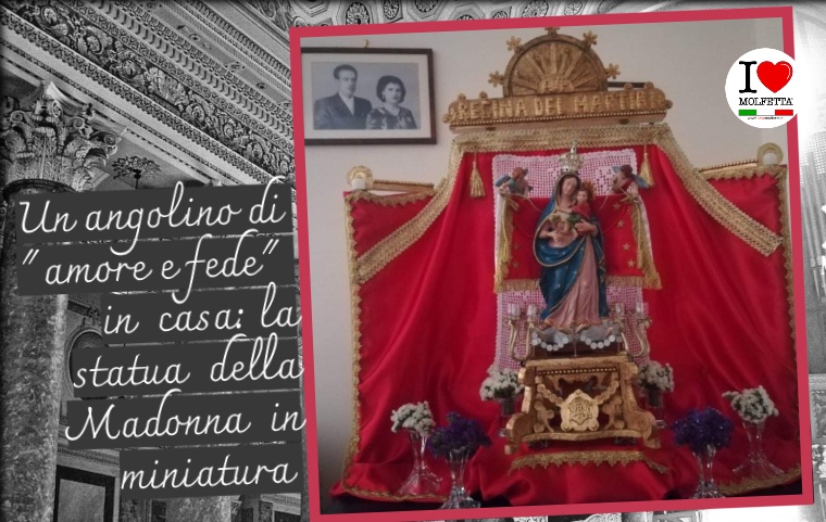 Un angolino di amore e fede  in casa: la statua della Madonna in miniatura 