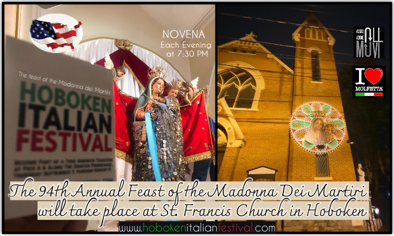 Start the Novena in Hoboken dedicate to the Madonna dei Martiri