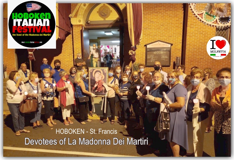 Ad Hoboken in processione il quadro della Madonna dei Martiri