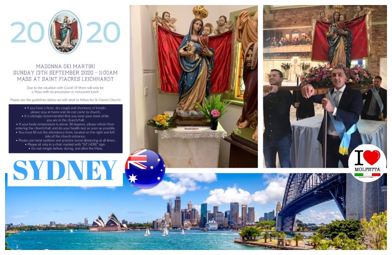 La Madonna dei Martiri a Sydney in Australia