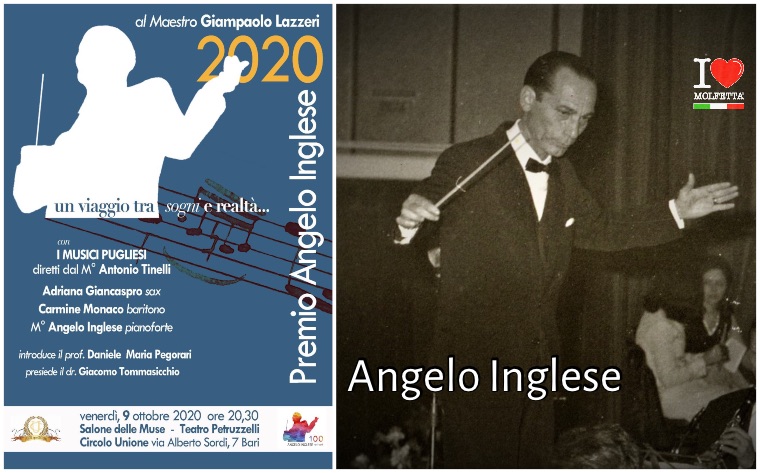 Premio Angelo Inglese 2020: un viaggio tra sogni e realta'