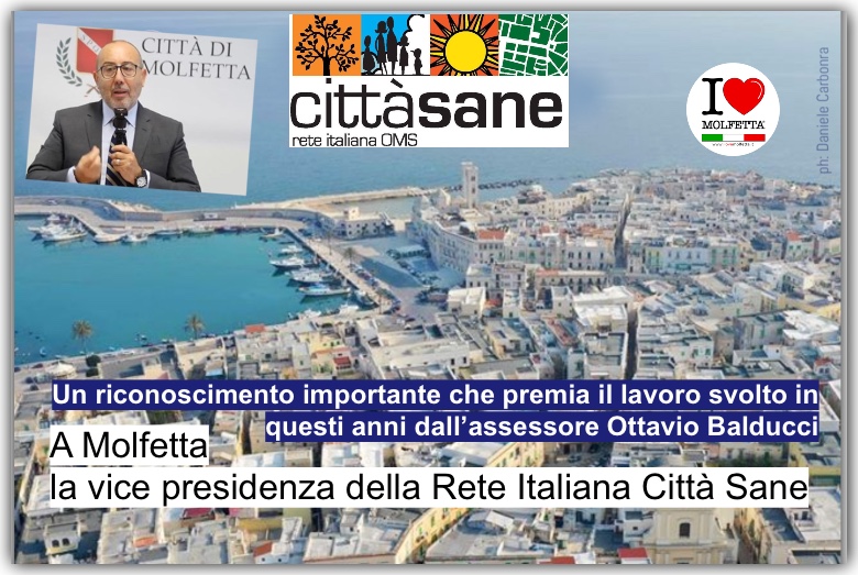 A Molfetta la vice presidenza della Rete italiana Citta' Sane