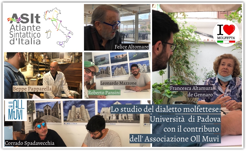 Lo studio del dialetto molfettese: Universita' di Padova e Associazione Oll Muvi