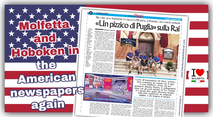 Molfetta and Hoboken in the American newspaper again