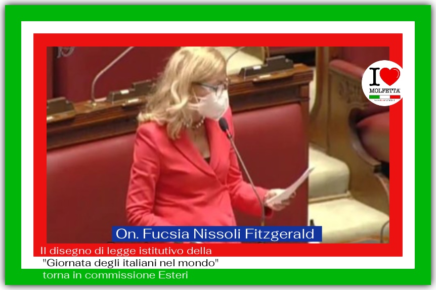 Giornata nazionale degli italiani nel mondo, una proposta dell ' On. Nissoli