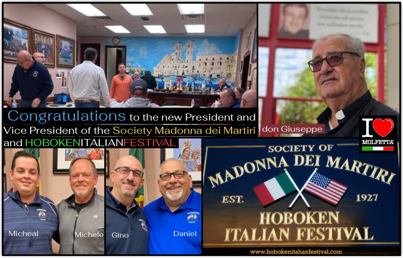 Gli auguri di Mons. Giuseppe de Candia ai Presidenti ad Hoboken NJ