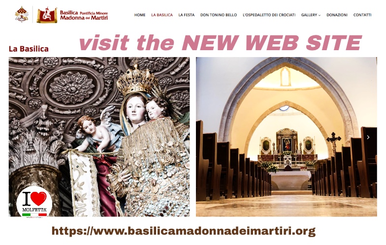 Nuovo sito web per la Basilica Madonna dei Martiri di Molfetta