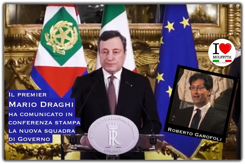 Roberto Garofoli, orgoglio molfettese, nominato da Draghi