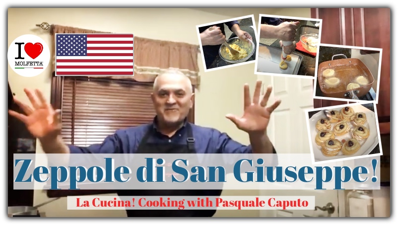 Home made zeppole di San Giuseppe by Pasquale from USA