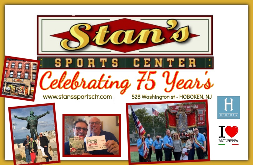 Stan ' s Sports Center in Hoboken celebrating 75 years