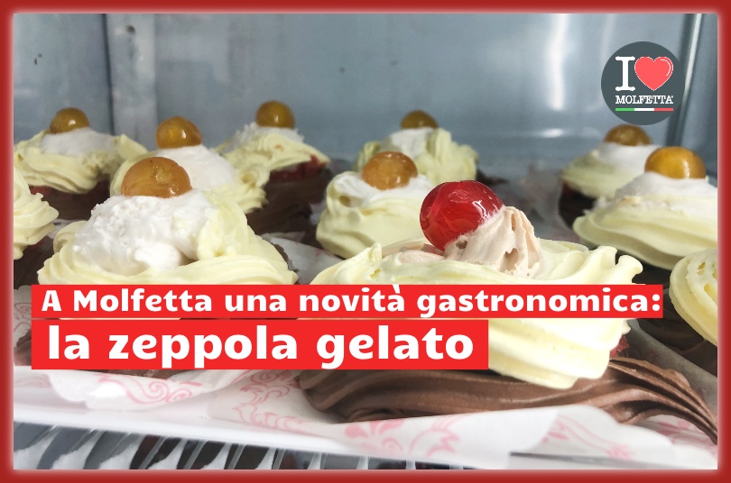 A Molfetta una novita' gastronomica: la zeppola gelato