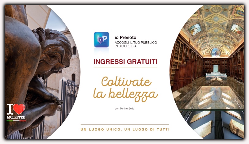 Coltivate la bellezza: ingresso gratuito al Museo Diocesano di Molfetta