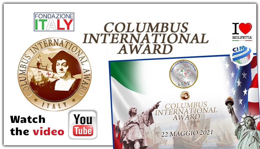 Columbus International Award edizione 2021 by Fondazione Italy