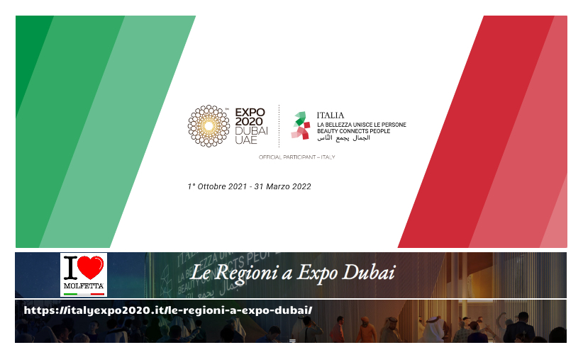 Solo 100 giorni per Expo Dubai: la Puglia in viaggio verso Padiglione Italia