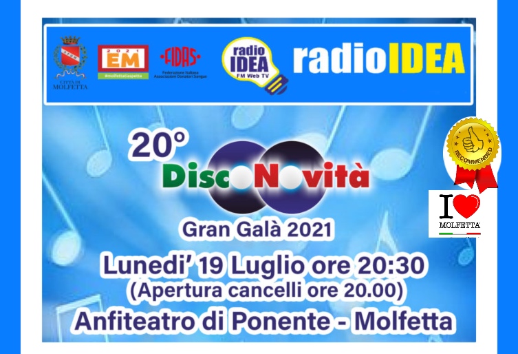 Ventesimo anniversario per il Disconovita' 2021