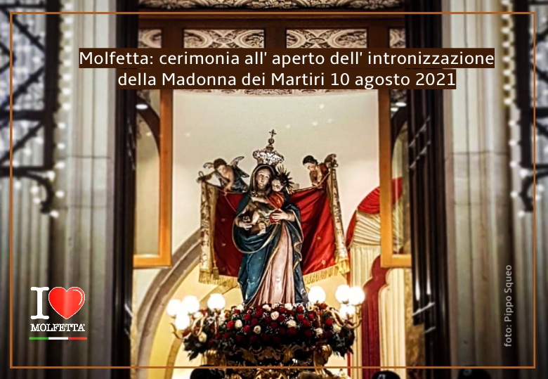 A Molfetta: intronizzazione della Madonna dei Martiri, uno strano vento