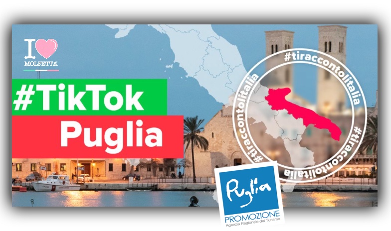 Arriva in Puglia la campagna TikTok #tiraccontolitalia