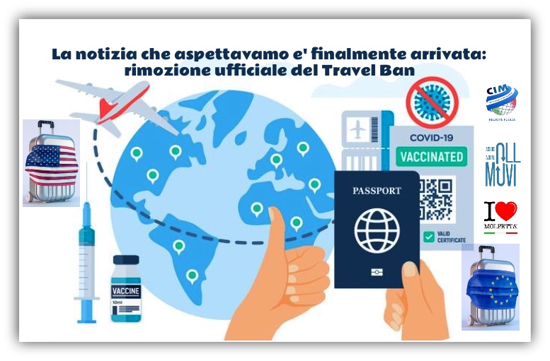 La notizia che aspettavamo e' finalmente arrivata: rimozione ufficiale del Travel Ban