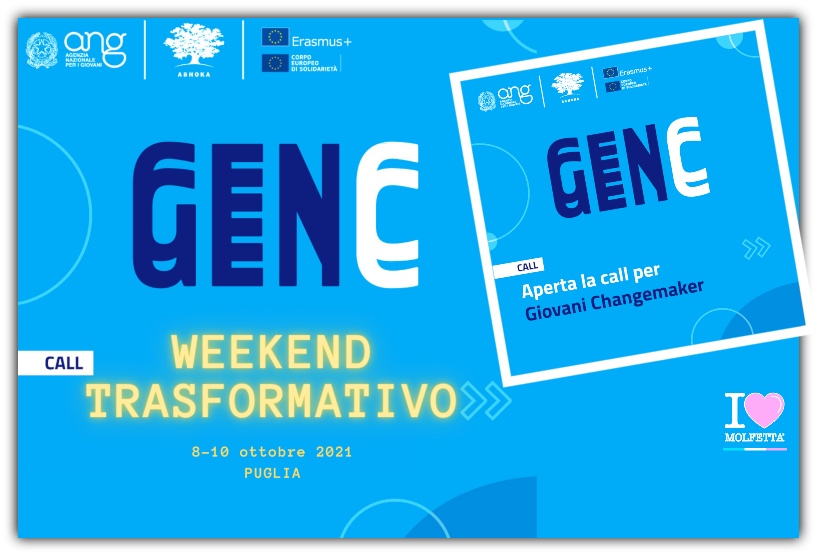 Call Giovani Changemaker di Gen C: weekend trasformativo in Puglia