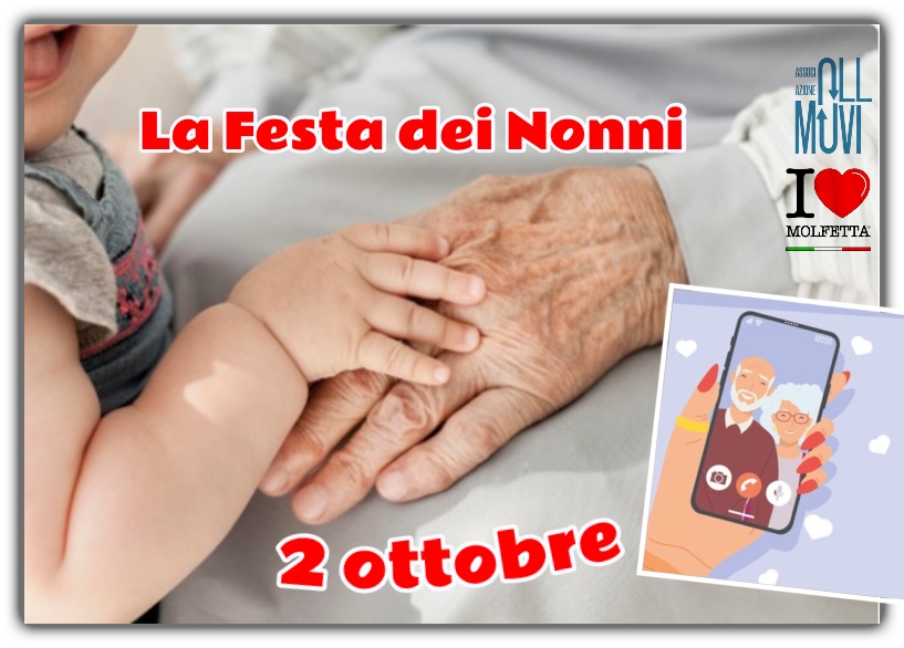 In Italia oggi e' la Festa dei nonni: 2 ottobre