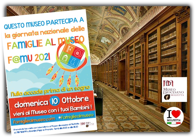 Torna il 10 ottobre a Molfetta la Giornata delle Famiglie al Museo 