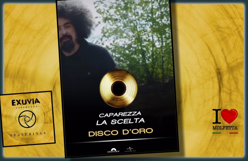 Caparezza disco d ' oro con la scelta