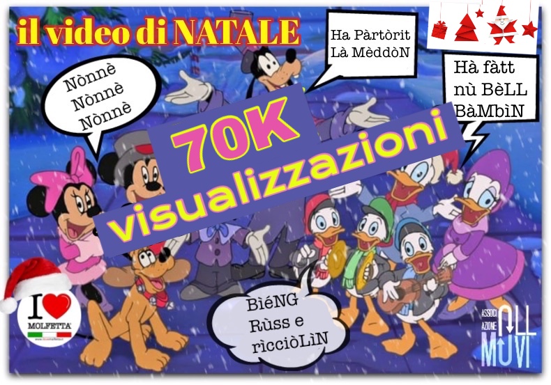  Oltre 70Mila visualizzazioni per il video di Natale