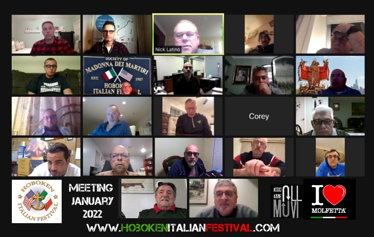 Society Madonna dei Martiri Hoboken: meeting 2022