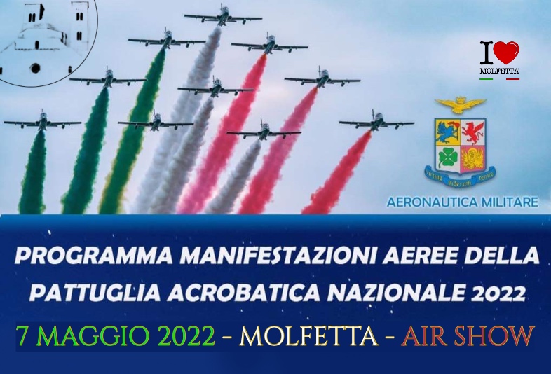 Air Show a Molfetta con le Frecce Tricolore