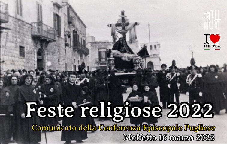 Feste religiose 2022: comunicato della Conferenza Episcopale Pugliese