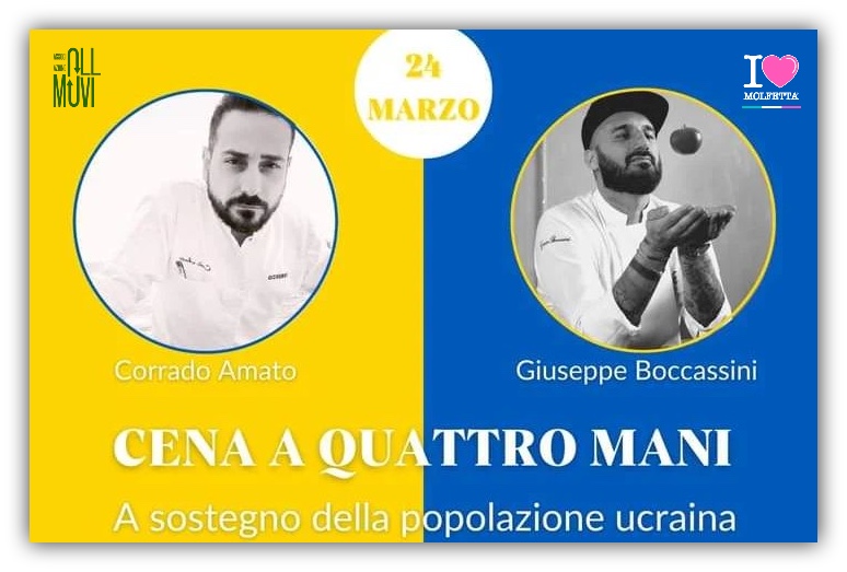 Una cena a quattro mani: due Chef molfettesi Amato e Boccassini