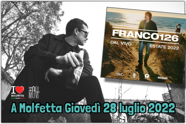 A Molfetta arriva in concerto Franco126