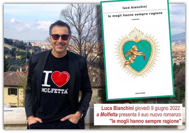 A Molfetta arriva Luca Bianchini: le mogli hanno sempre ragione