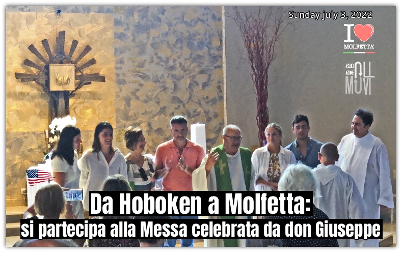 Da Hoboken a Molfetta: si partecipa alla Messa celebrata da don Giuseppe