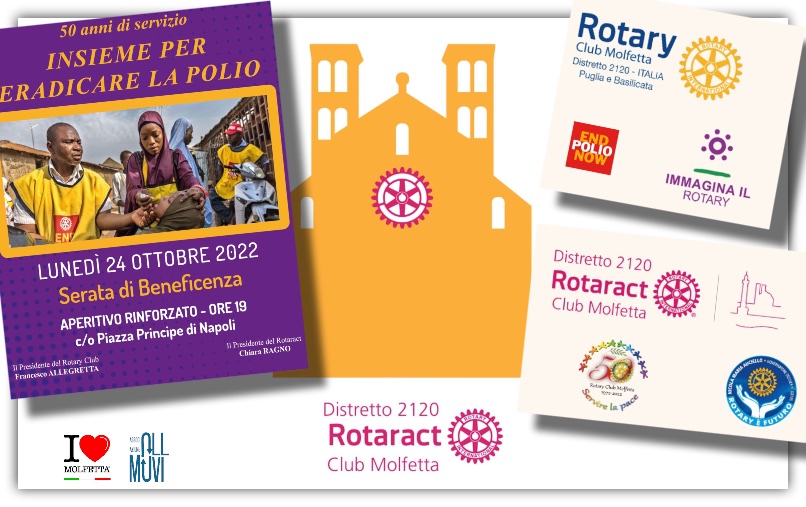 Aperitivo di beneficenza del Rotary di Molfetta