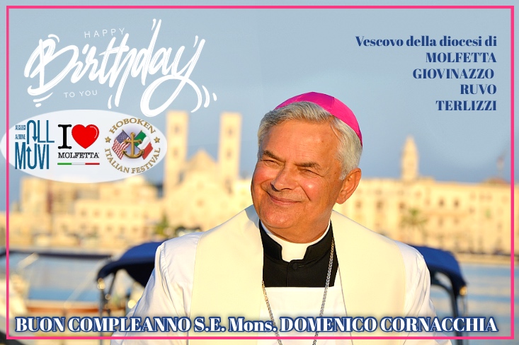 Facciamo gli auguri di Buon Compleanno al Vescovo Cornacchia