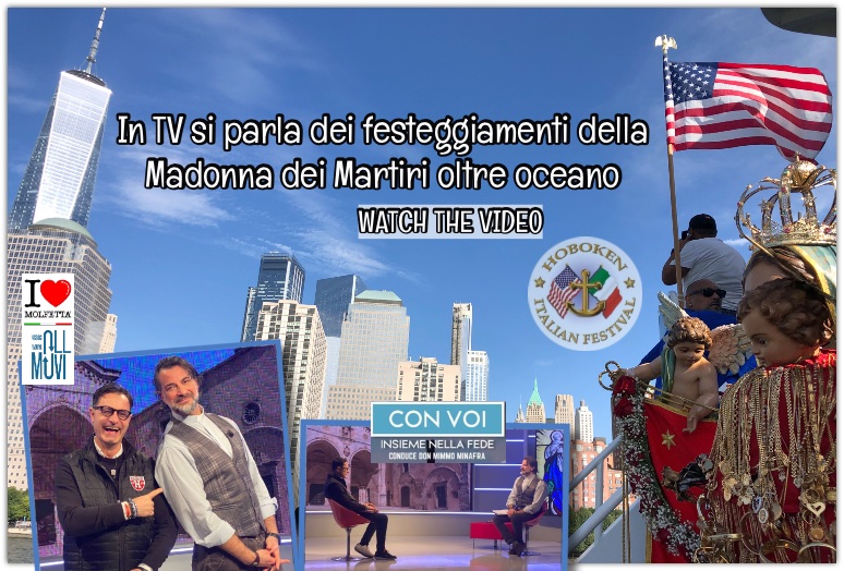 In TV si parla dei festeggiamenti della Madonna dei Martiri oltre oceano