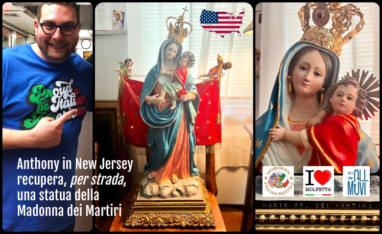 Anthony in NJ recupera una statua della Madonna dei Martiri