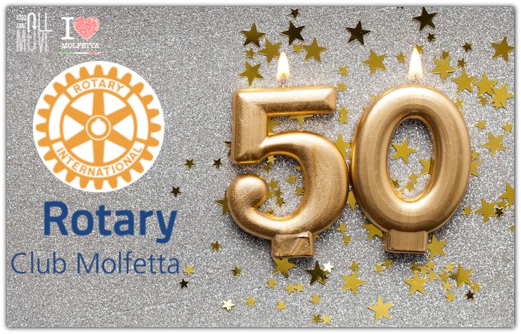 Il Rotary di Molfetta celebra i suoi primi 50 anni