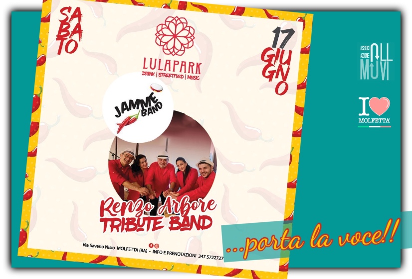 Jamme band: Renzo Arbore tribute a Molfetta