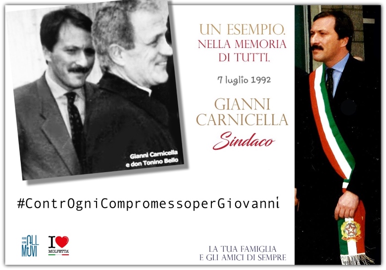 #ContrOgniCompromessoperGiovanni dedicato alla memoria di Giovanni Carnicella