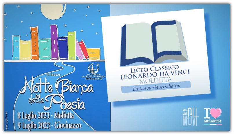 A Molfetta la Notte Bianca della Poesia sabato 8 luglio