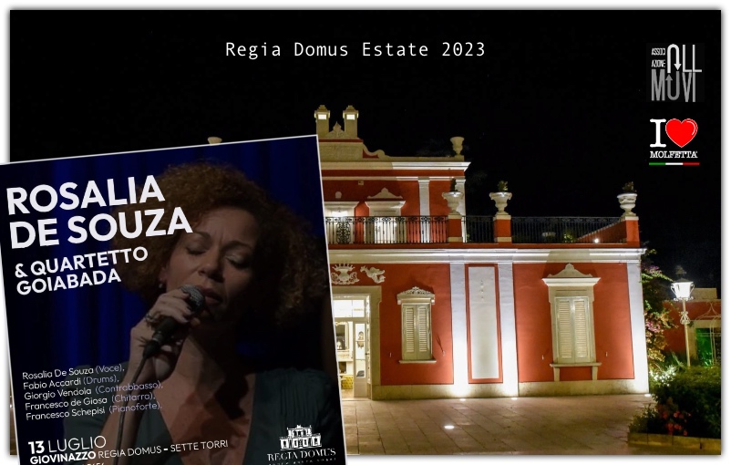 Regia Domus Estate 2023: Rosalia De Souza in concerto