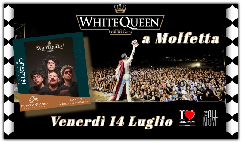 Al Parco San Giacomo Molfetta arrivano i White Queen