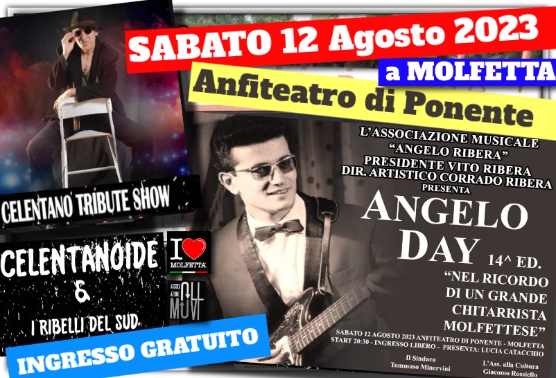 A Molfetta presso il teatro di ponente: Angelo Day 14sima edizione