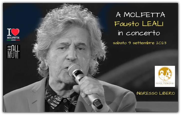 A Molfetta Fausto Leali con la Chorus Jazz Studio Orchestra