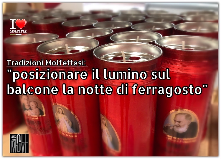 A Molfetta la tradizione del lumino la notte del 14 agosto