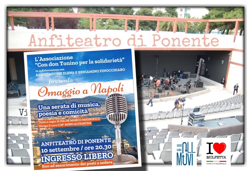 Un omaggio a Napoli: musica, poesia e comicita'