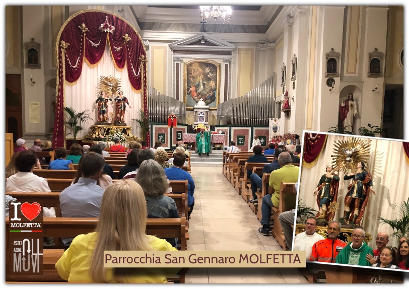 A Molfetta la Chiesa di San Gennaro si prepara alla processione dei SS Medici