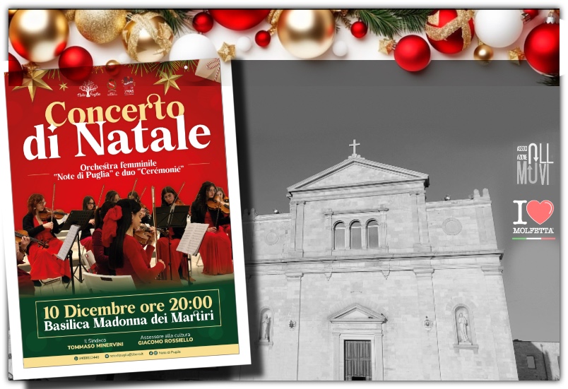 A Molfetta il concerto di Natale in Basilica